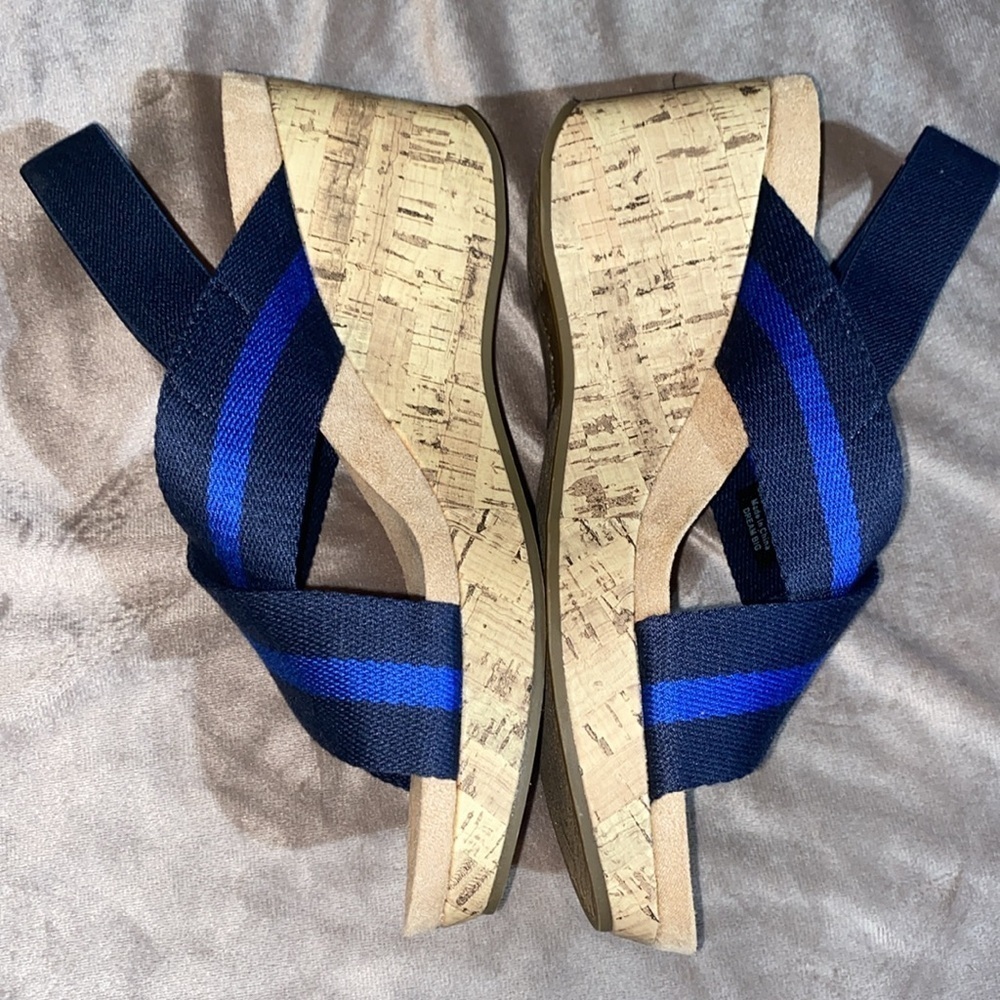 LifeStride Dream Big Women's Strappy Wedge Sandals Criss-Cross Straps NWOT 🆕